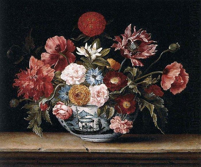 Jacques Linard Chinese Bowl with Flowers oil painting picture